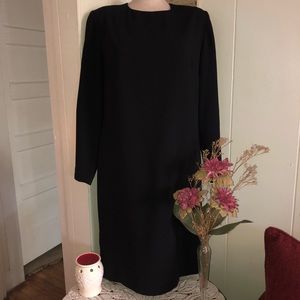 Long Sleeve Black Dress
